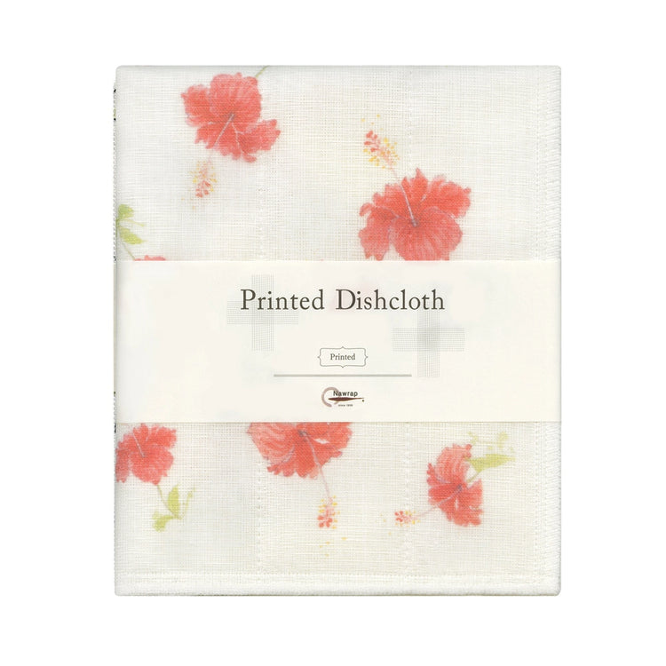 Japanese Dishcloth - Hibiscus