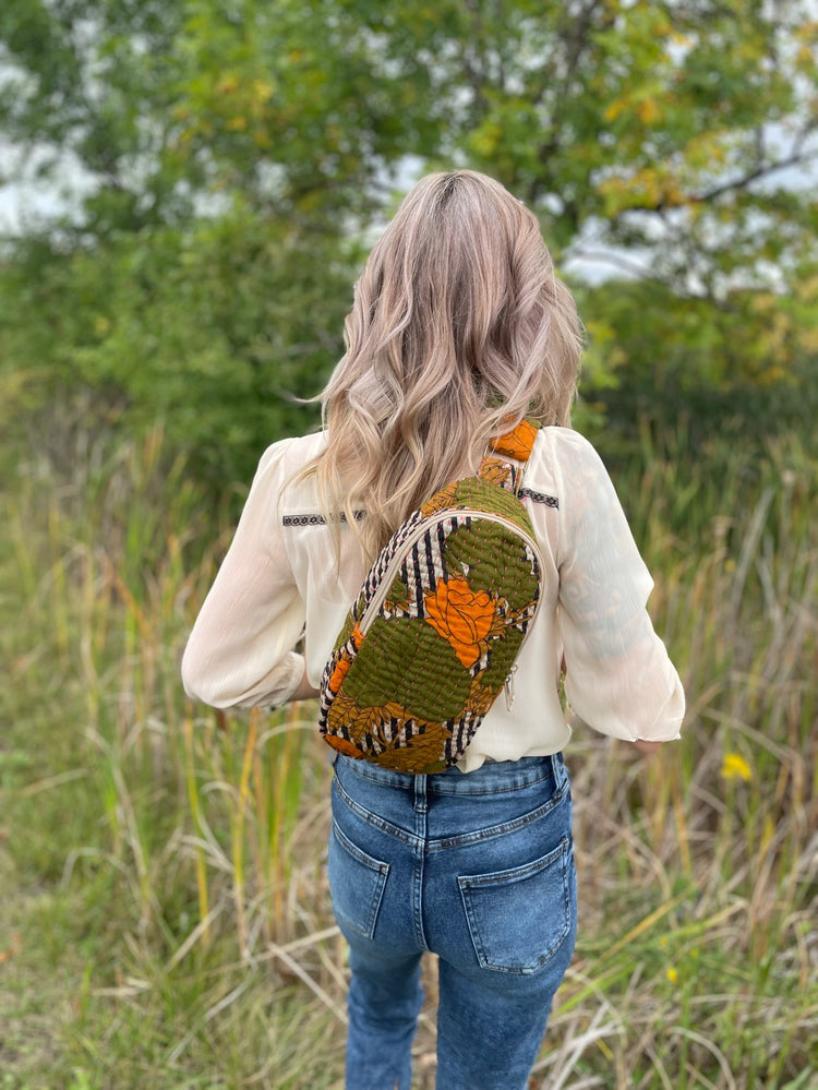 Fair Trade Kantha Sling Bag