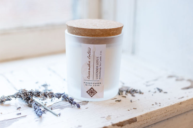 Lavender Lotus Soy Aromatherapy Candle