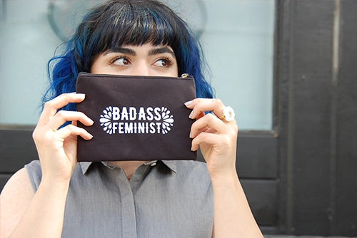 *NEW* Badass Feminist Wristlet Pouch