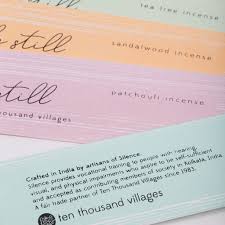 Be Still by Ten Thousand Villages - Amber Incense