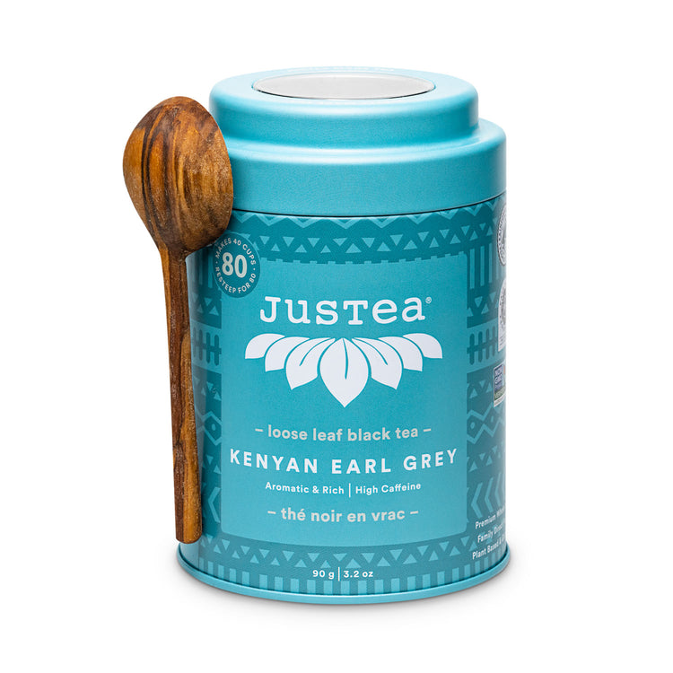 *NEW* Kenyan Earl Grey Tin & Spoon - Organic, Fair-Trade Black Tea