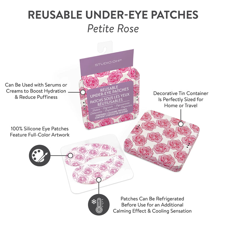 Reusable Eye Patch - Petite Rose