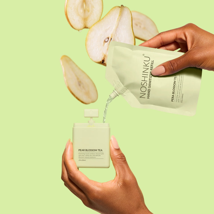 Pear Blossom Tea Hydrating Pocket Hand Sanitizer Refillable