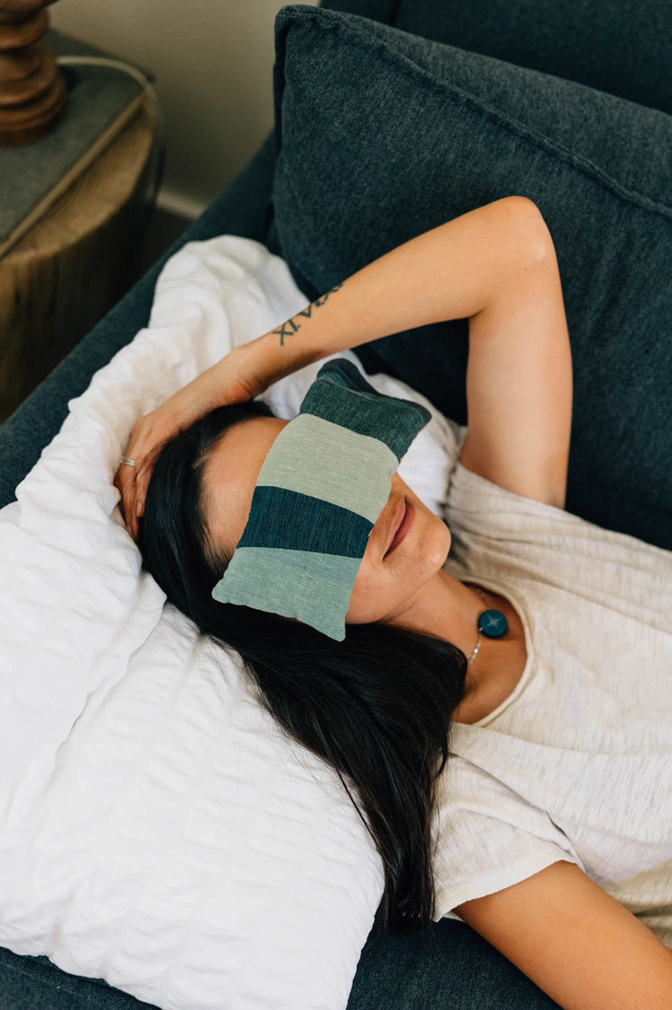 Fair Trade Patchwork Cotton Eye Pillow