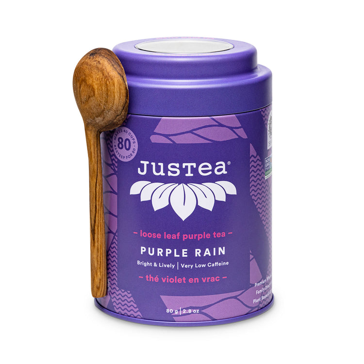 *NEW* Purple Rain Tin with Spoon - Organic, Fair-Trade, Purple Tea