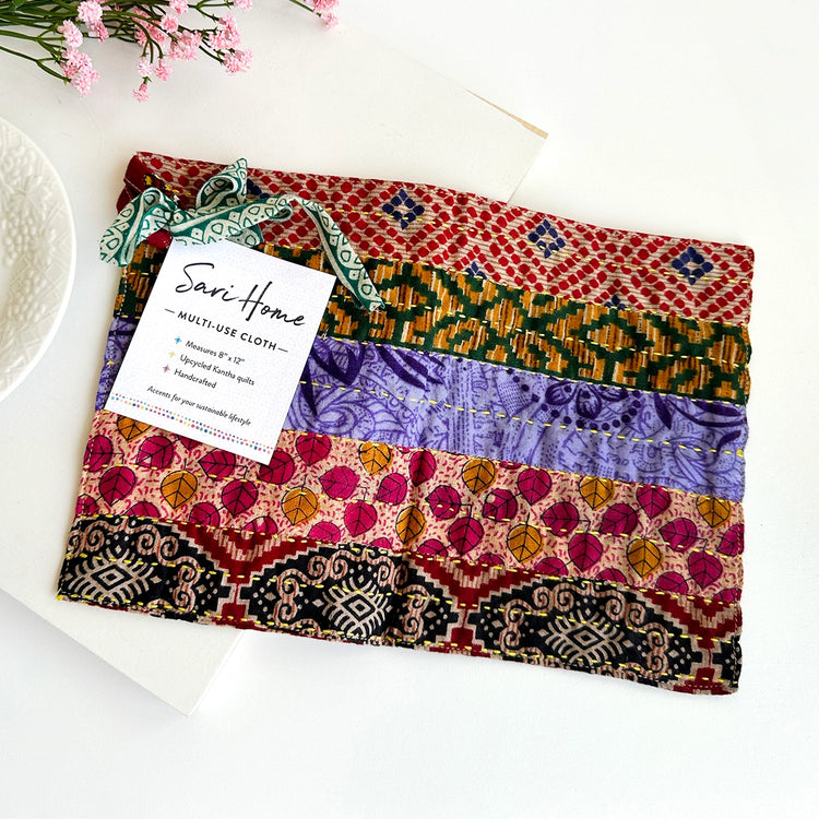 Fair Trade Sari Home Multi-Use Cloth