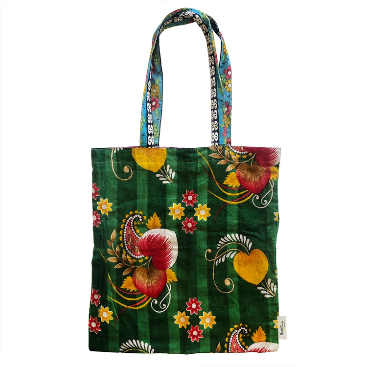 Fair Trade Sari Reversible Tote