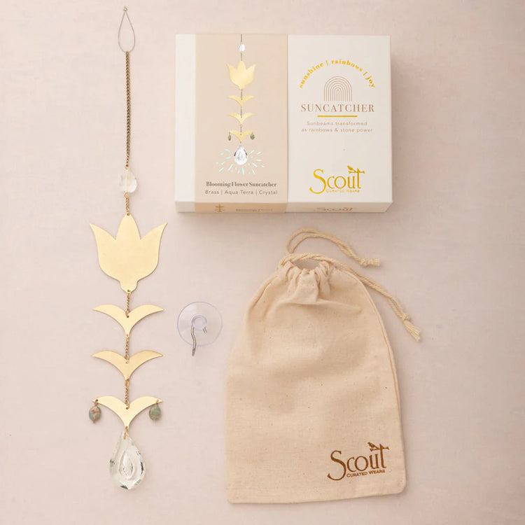 Sun Catcher - NEW* Blooming Flower/Aqua Terra
