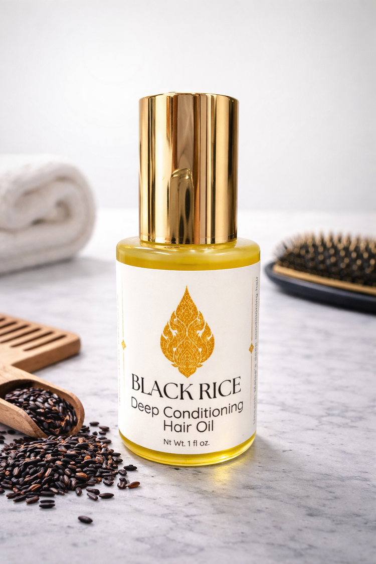 Black Rice Deep Conditioning  Hair Oil, 1 oz.