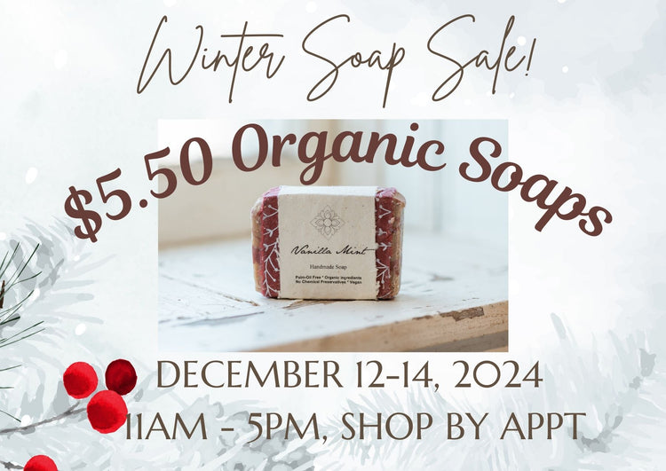 Winter In Person Soap Sale 12/12-12/14