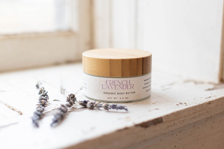 Lavender Organic 2.5 oz Whipped Shea Body Butter