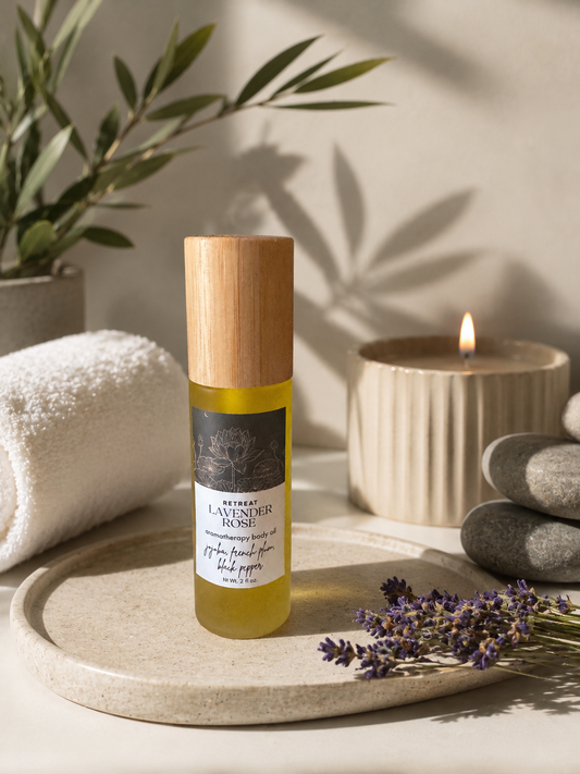 Lavender Rose Organic Massage Oil