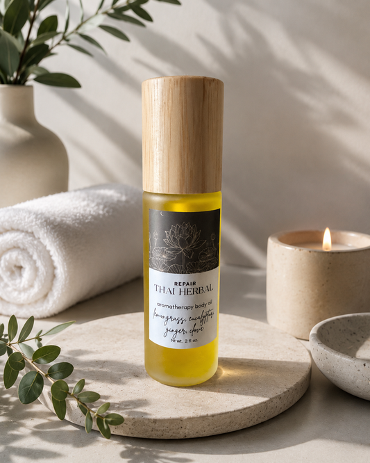 Thai Herbal Organic Massage Oil