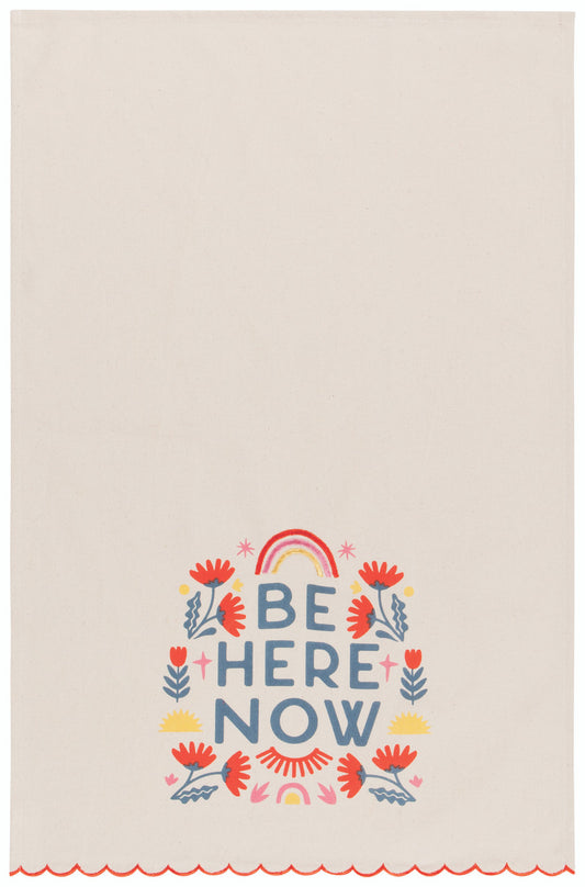 Be Here Now Dishtowel