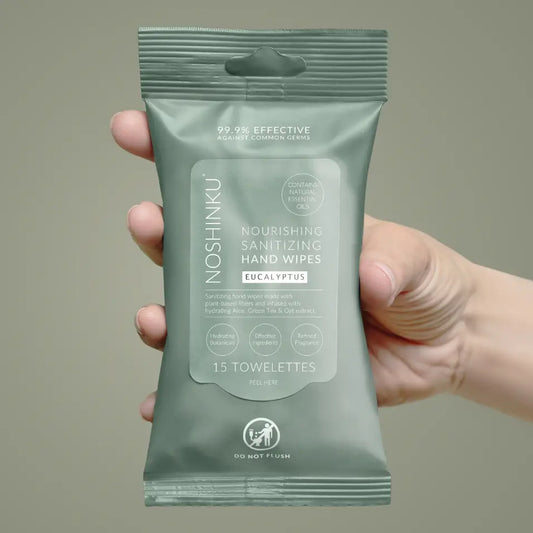 Eucalyptus Nourishing Hand Sanitizing Travel Wipes