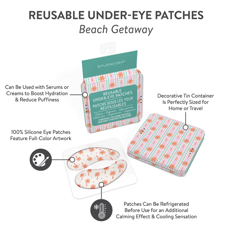 Reusable Eye Patch - Palm Trees