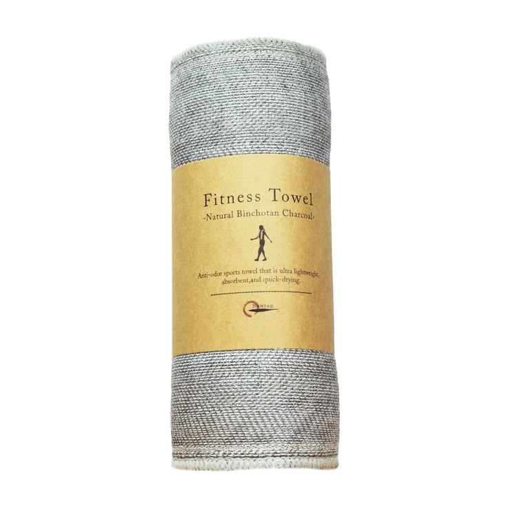 Japanese Charcoal Infused Fitness Towel/Naturally Anti-Odor - Charcoal