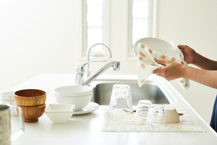 Japanese Dishcloths - Hibiscus