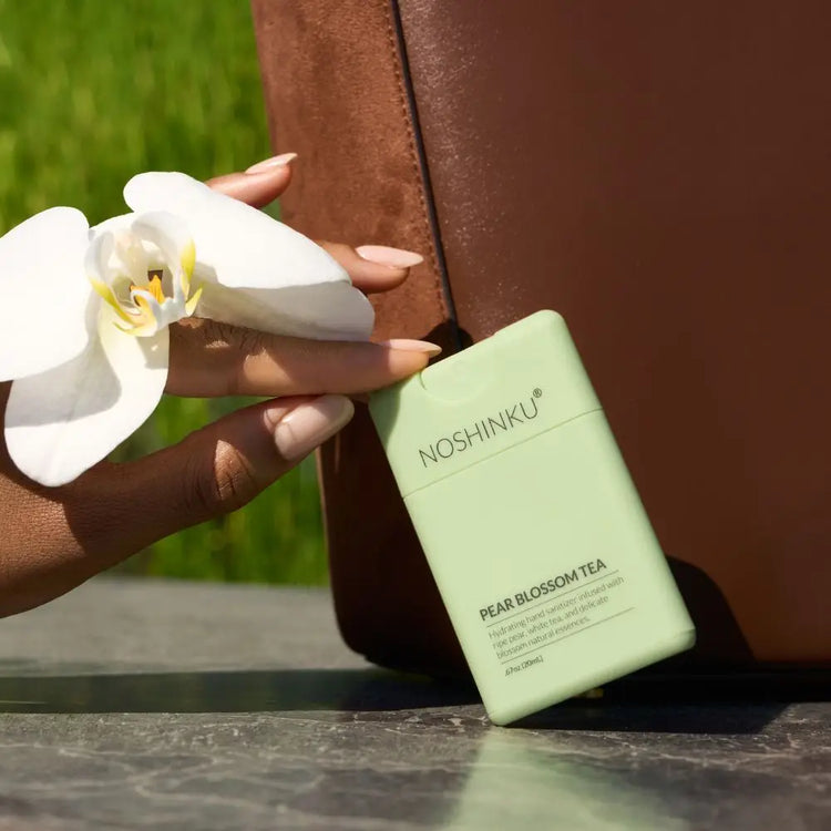 Pear Blossom Tea Hydrating Pocket Hand Sanitizer Refillable