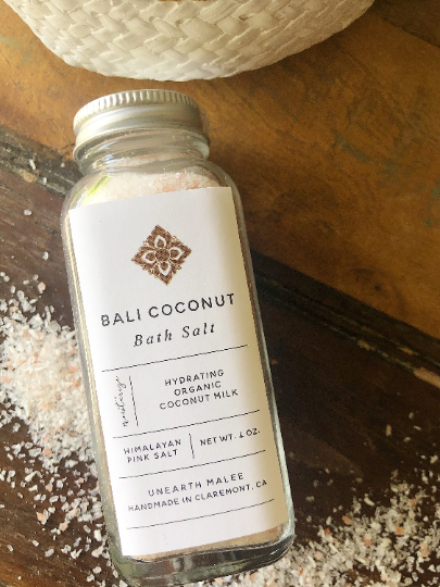 Bali Coconut Bath Salt, 4 oz.