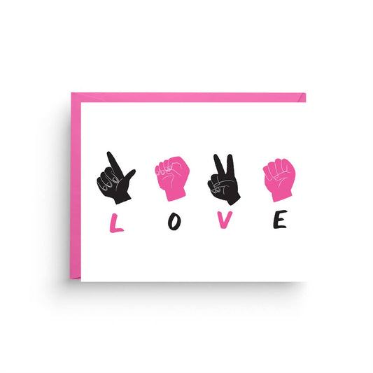 Nicole Marie Paperie - Love Greeting Card