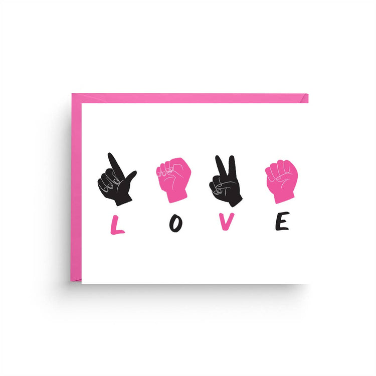Nicole Marie Paperie - Love Greeting Card