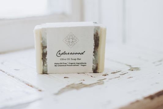 Cedarwood Organic Olive Oil Soap