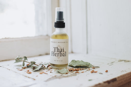Thai Herbal Organic Massage Oil