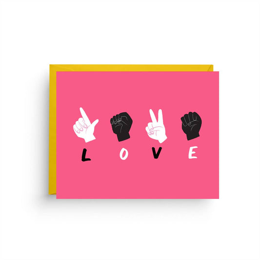 Nicole Marie Paperie - Black Lives Matter Love Greeting Card