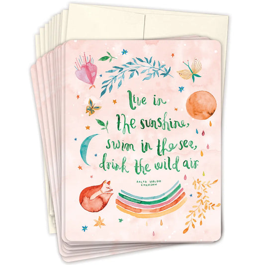 Live In The Sunshine Boxed Cards