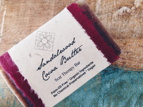 Sandalwood Cocoa Butter Scar Therapy Bar